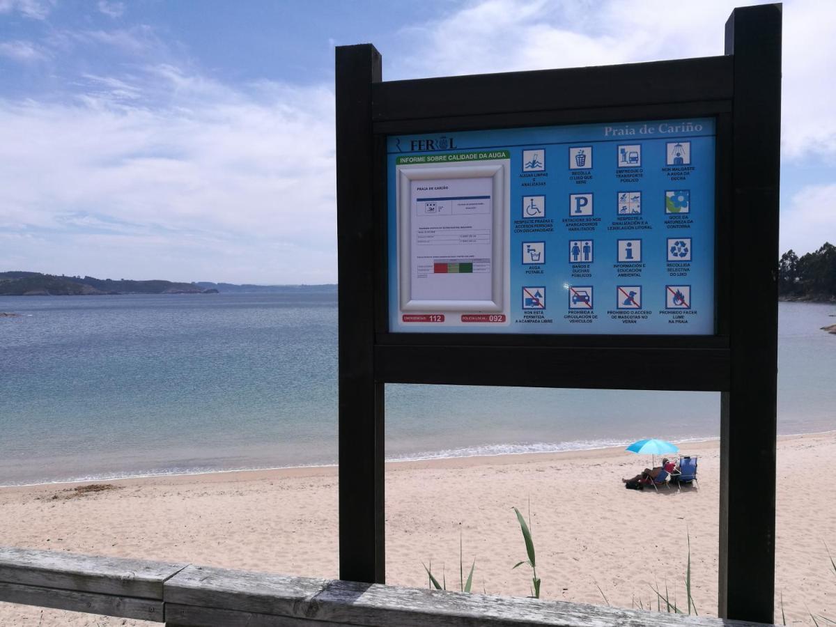 Casa A Pie De Playa De Carino Doninos Ferrol Exterior foto