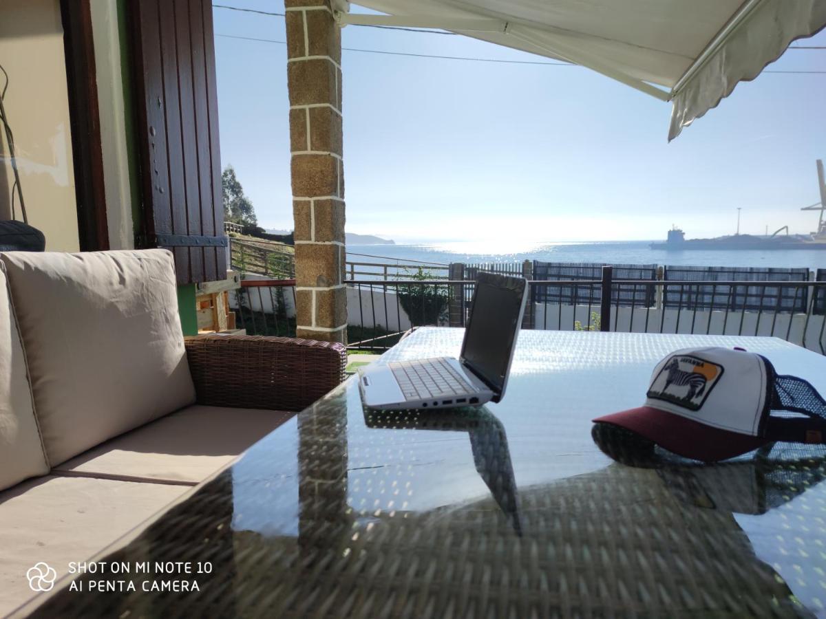 Casa A Pie De Playa De Carino Doninos Ferrol Exterior foto