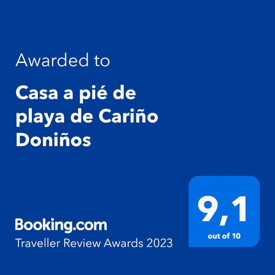 Casa A Pie De Playa De Carino Doninos Ferrol Exterior foto
